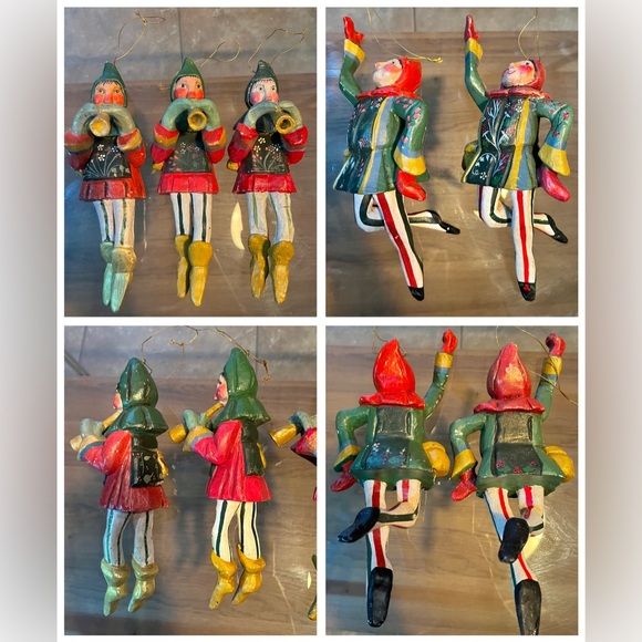 ▪️(Lot of 14) House of Hatten Twelve Days of Christmas Ornaments VTG 1989